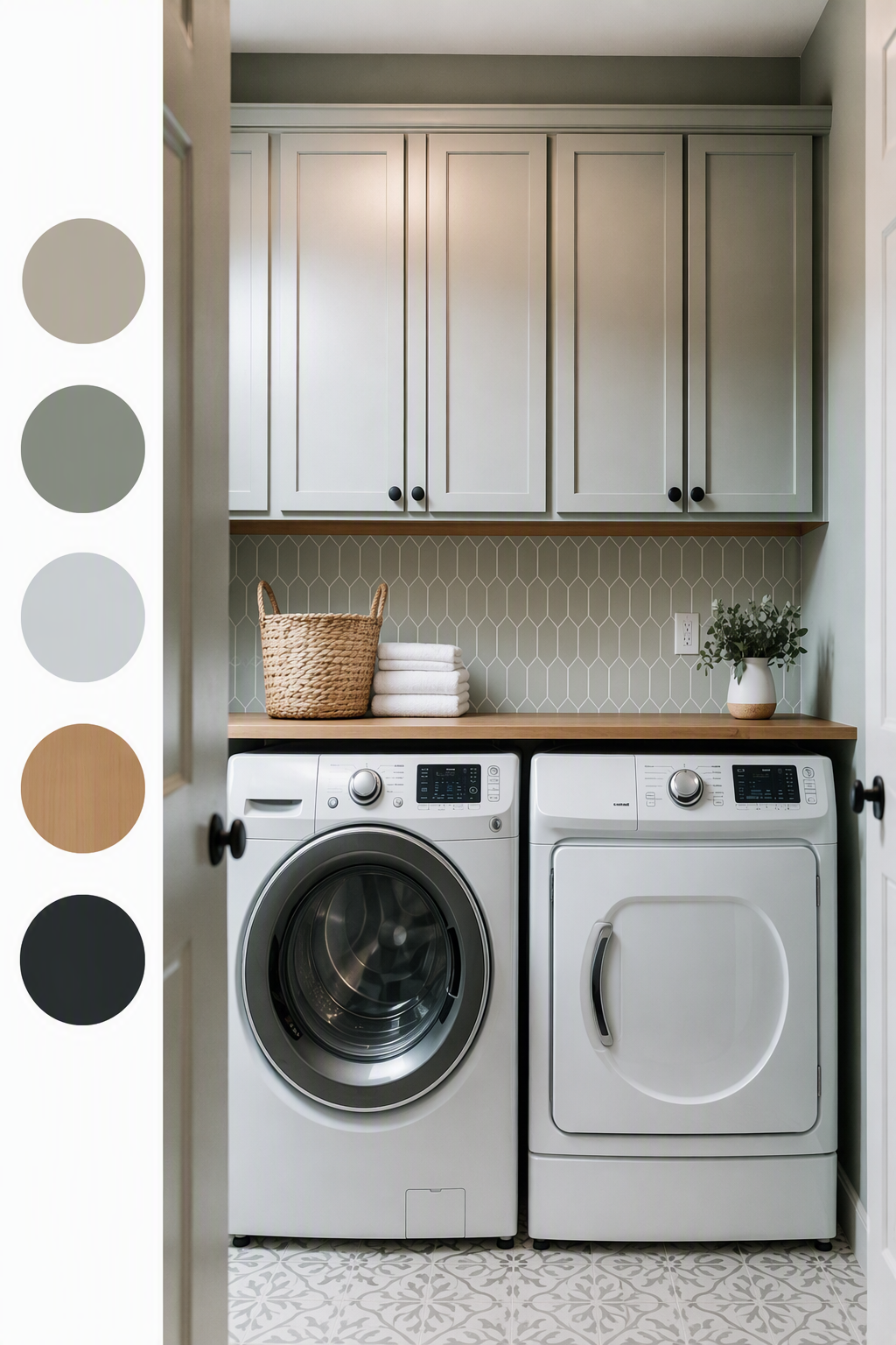 small laundry room ideas: PromeAI laundry room design reference 1