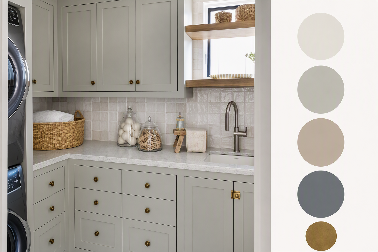 laundry room sink ideas: PromeAI laundry room design reference 1